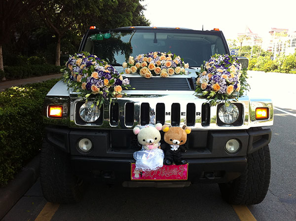 加长悍马婚礼花车